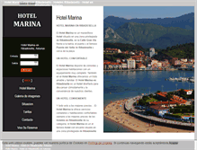 Tablet Screenshot of hotelmarinaribadesella.com